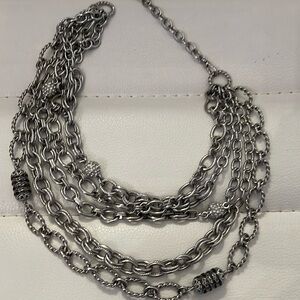 Chloe +Isabel Heirloom Chain + Pavé Convertible Necklace